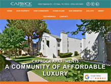 Tablet Screenshot of caprockelpaso.com